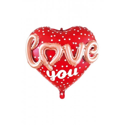 Seni Seviyorum Helyum Folyo Balon No:2 (Ek Ürün Olarak Satılır)